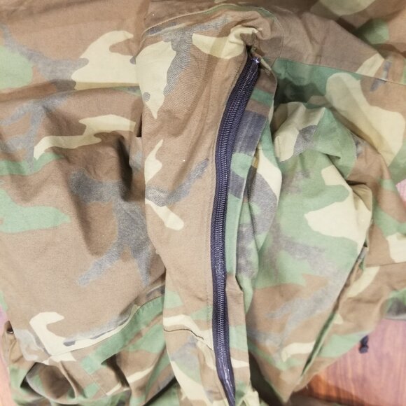 Men's Vintage Military Camo Cold Weather Parka, Size Medium Tall, GUC-VGUC - Picture 11 of 14